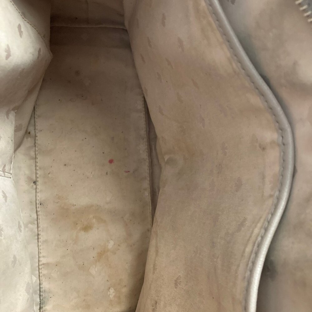 Kate Spade Tote Bag Leather Pale Pink 11x10.5x6 - Picture 4 of 16